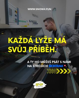 Vaše spokojenost, naše vizitka. 🤩👇🏻 Ve Snow4fun Olomouc děláme servis na švýcarských strojích MONTANA® – stejné...